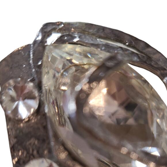 Abstract style Statement Ring, Adjustable - Picture 6 of 6